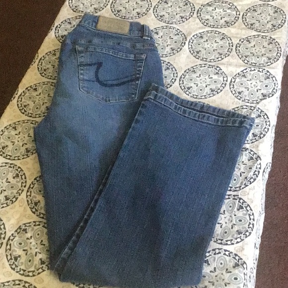 Izod Denim Petite Strech Jeans 8P - Picture 1 of 6